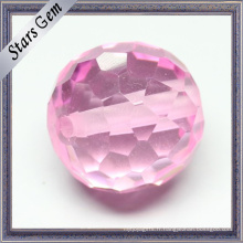 Perles de pierres précieuses cubiques en zircnia cubes facettes